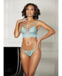 Strappy Lace Bra and & Thong Mint XL by Shirley Of Hollywood