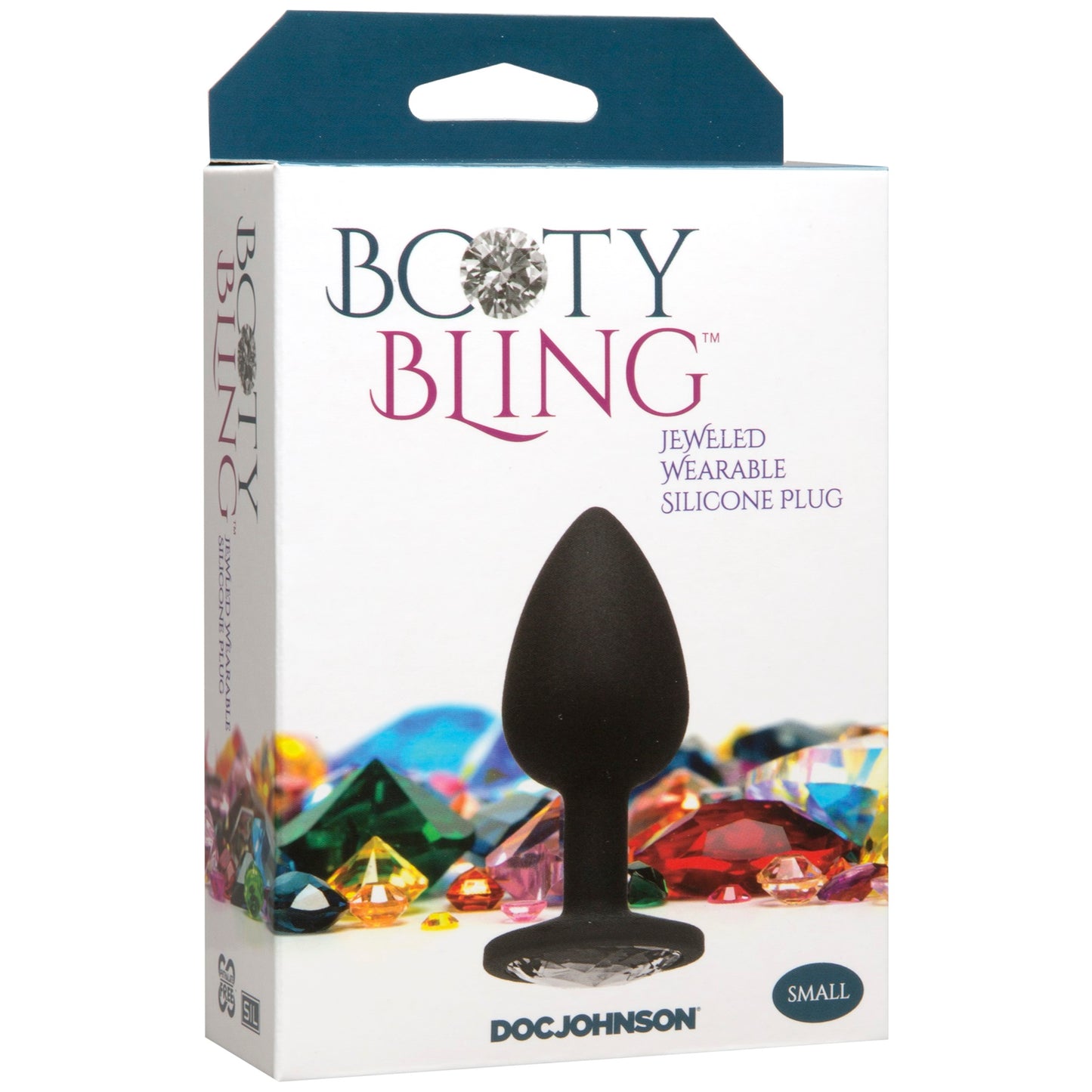Booty Bling - Silver - Small by Doc Johnson
