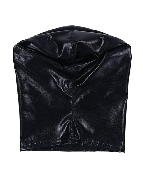 Edge Blackout Hood — Full-Coverage Bondage Hood, Black
