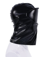 Edge Blackout Hood — Full-Coverage Bondage Hood, Black
