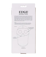 Edge Blackout Hood — Full-Coverage Bondage Hood, Black