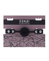 Edge Silicone Ring Gag - Black by Edge