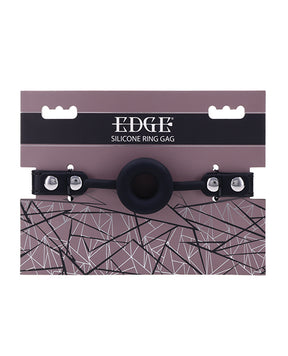 Edge Silicone Ring Gag - Black by Edge