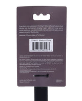 Edge Silicone Tawse — Dual-Tail Impact Strap, Black