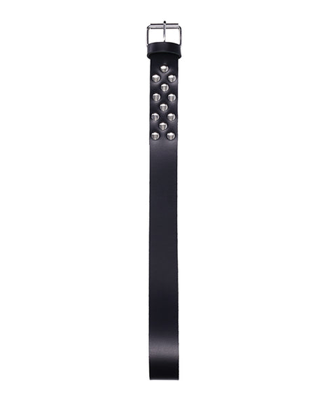 Edge Real Leather Belt Spanker - Black