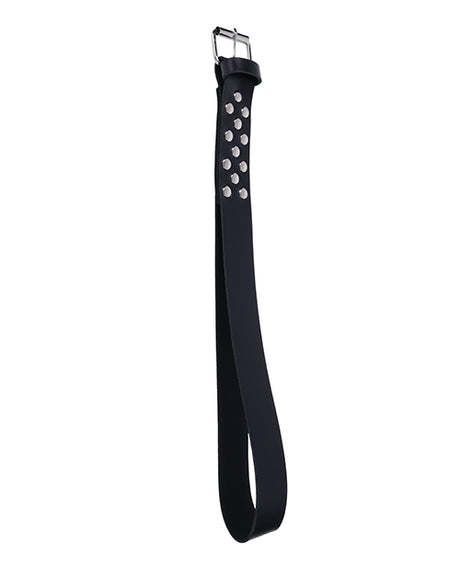 Edge Real Leather Belt Spanker - Black