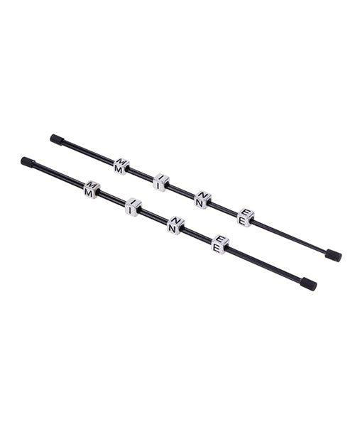 Edge MINE Pinching Rods — Black Nipple Pinchers, Pair