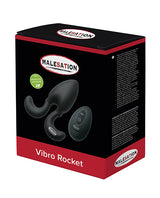 Malesation Vibro Rocket Anal Plug - Black by Malesation
