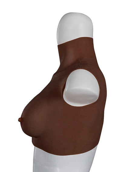 XX-Dreamtoys Ultra Realistic B-Cup Breast Form, Small (Black, Silicone)