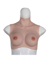 XX-DREAMSTOYS Ultra Realistic D Cup Breast Form Medium - Ivory by XX-Dreamtoys