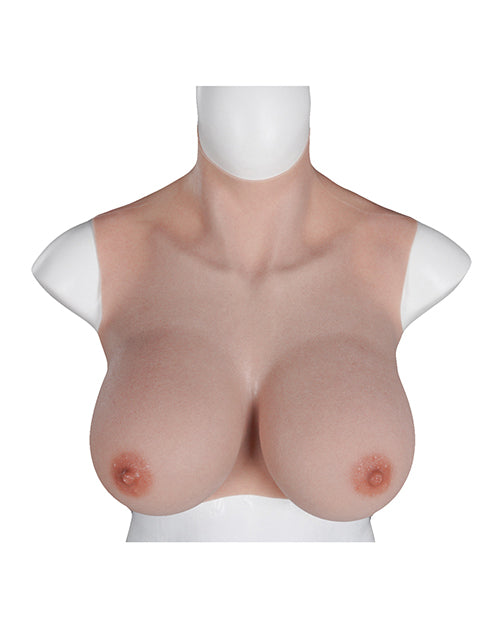 XX-DREAMSTOYS Ultra Realistic E Cup Breast Form Large - Ivory by XX-Dreamtoys