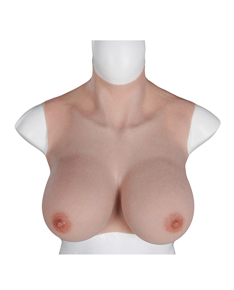 XX-DREAMSTOYS Ultra Realistic E Cup Breast Form Large - Ivory by XX-Dreamtoys