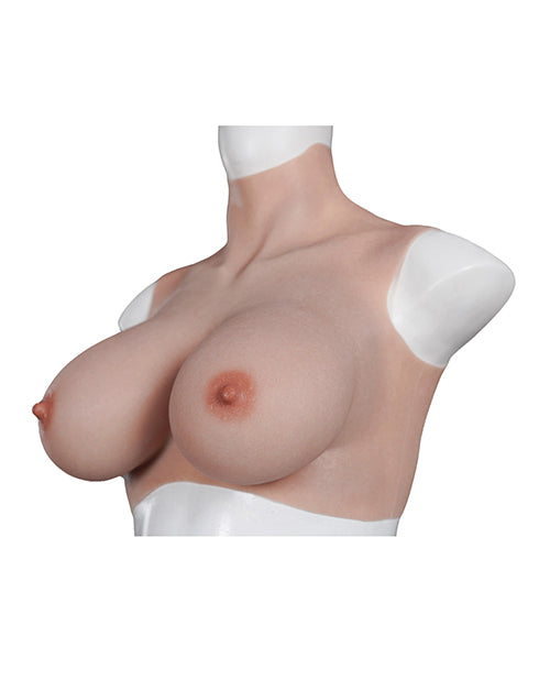 XX-DREAMSTOYS Ultra Realistic E Cup Breast Form Large - Ivory by XX-Dreamtoys