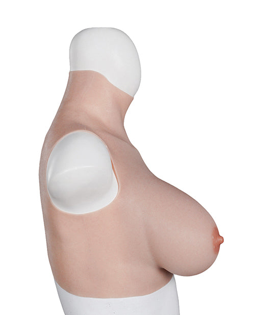 XX-DREAMSTOYS Ultra Realistic E Cup Breast Form Large - Ivory by XX-Dreamtoys