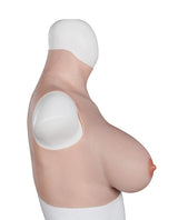 XX-DREAMSTOYS Ultra Realistic E Cup Breast Form Large - Ivory by XX-Dreamtoys