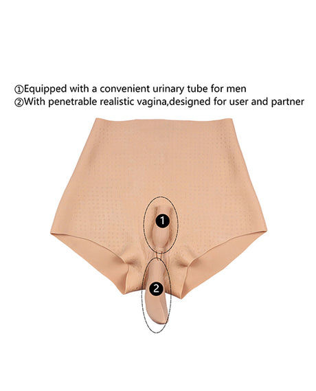XX-DREAMSTOYS Ultra Realistic Vagina Form Medium - Ivory by XX-Dreamtoys