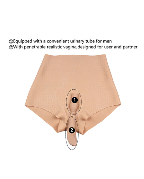 XX-Dreamtoys Ultra Realistic Vagina Form, Large Ivory Silicone