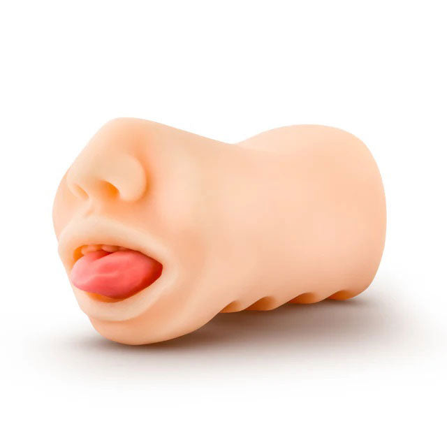 Blush X5 Men Oral Anne Sleeve — Vanilla, 5 in - BL-09423