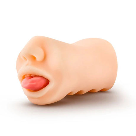 Blush X5 Men Oral Anne Sleeve — Vanilla, 5 in - BL-09423