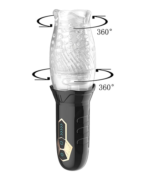 Cyclone Spinning Blow Job Simulator - Black by Secwell