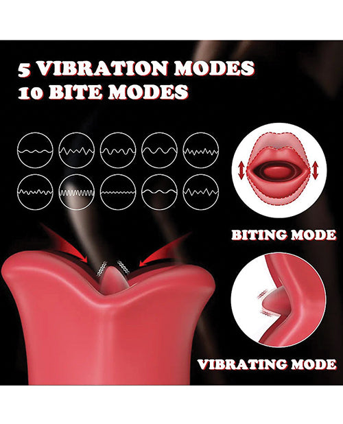 Big Bite Mouth Vibration & Biting - Red by Secwell