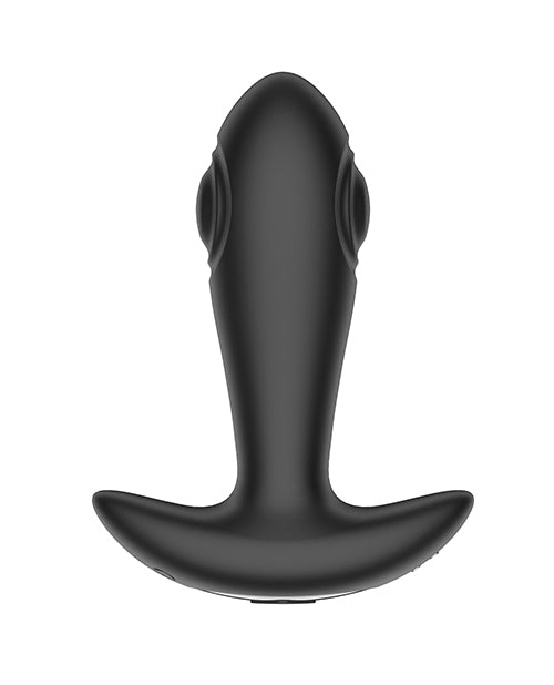 Reggie Tapping Anal Plug - Black by Secwell