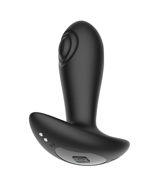 Reggie Tapping Anal Plug - Black by Secwell