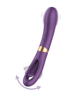 Lisa Flicking G-Spot Vibrator - Purple by Secwell