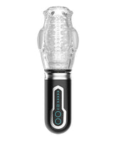 Thrusting, Rotating & Vibrating Oral Sex Masturbator - Black by Secwell
