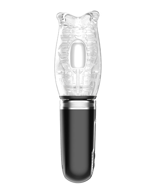 Thrusting, Rotating & Vibrating Oral Sex Masturbator - Black by Secwell
