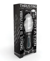 Thrusting, Rotating & Vibrating Oral Sex Masturbator - Black by Secwell