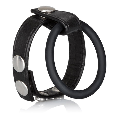 CalExotics Large Leather Ball Spreader – Adjustable Strap & Ring - SE1412023