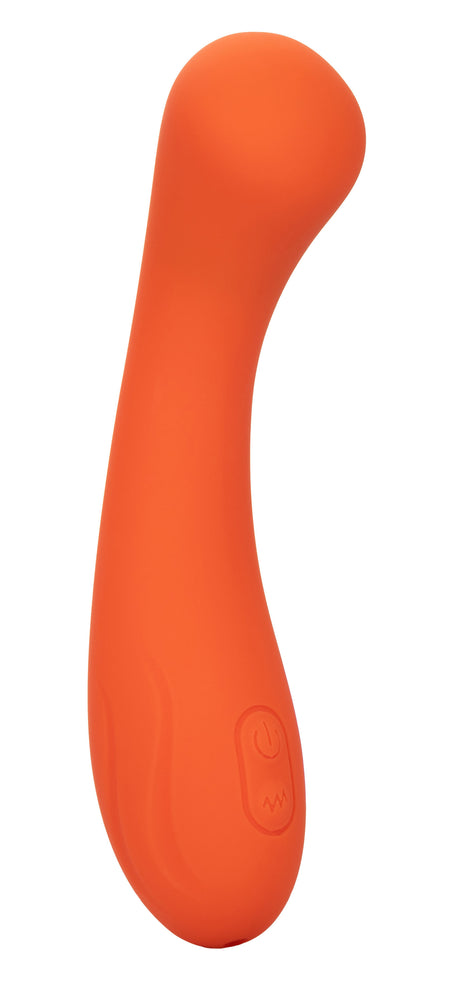 CalExotics Stella Liquid Silicone G-Wand Vibrator, Orange - SE4368053