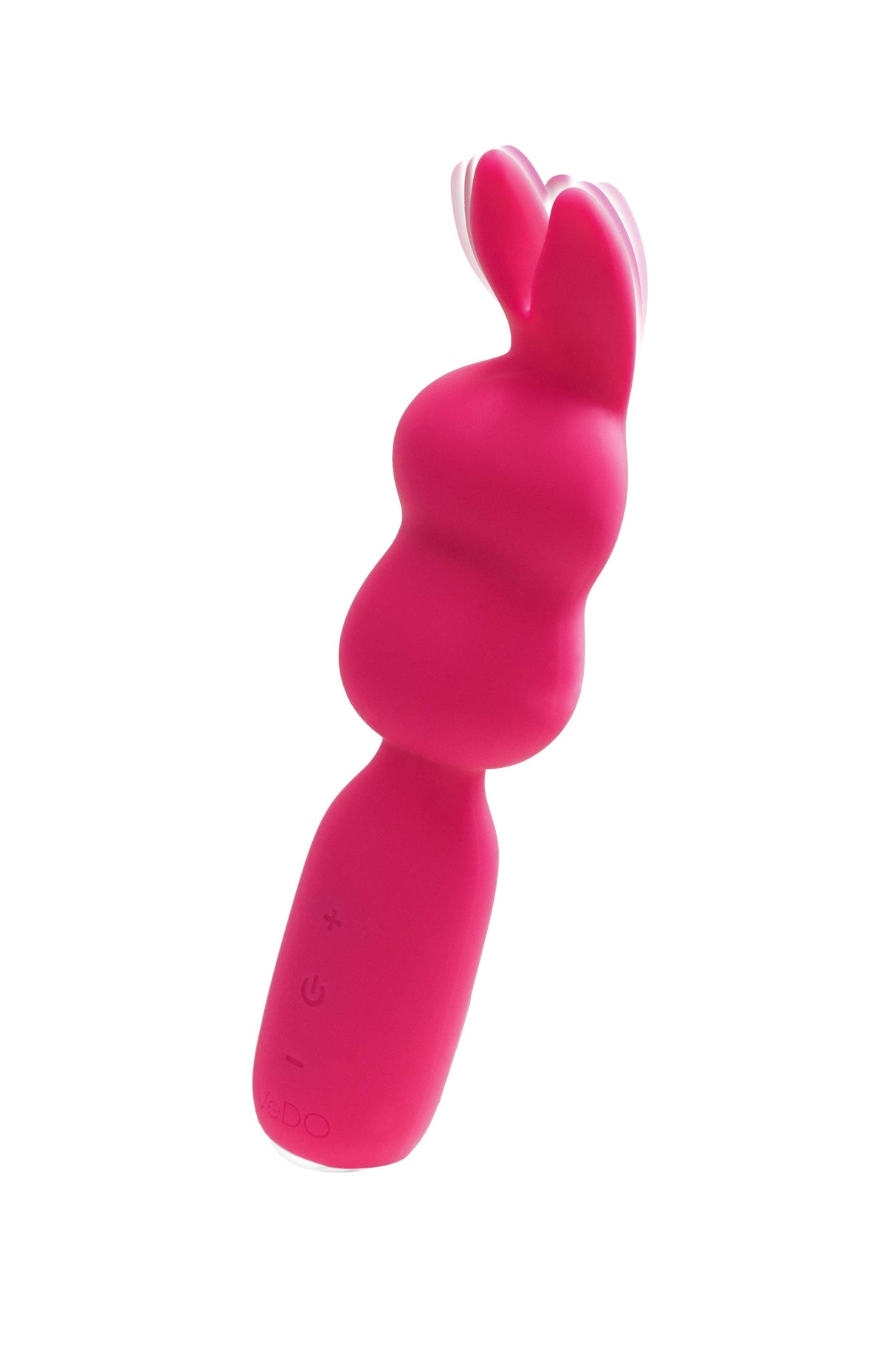 VeDO Hopper Bunny Rechargeable Mini Wand, Pretty in Pink (7") - BU-0901