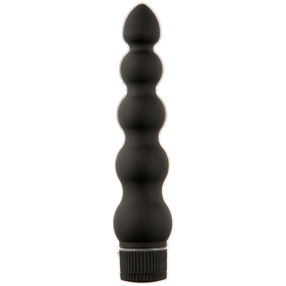 Black Magic 7 Inch Ribbed Vibe by Doc Johnson