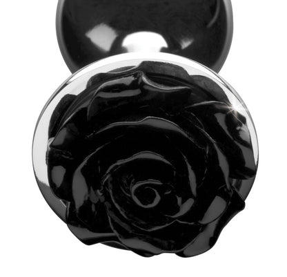 Black Rose Anal Plug - Small by XR Brands