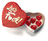 Little Genie Chocolate Heart Box — 6 Red Foiled Milk Chocolates - CP-932