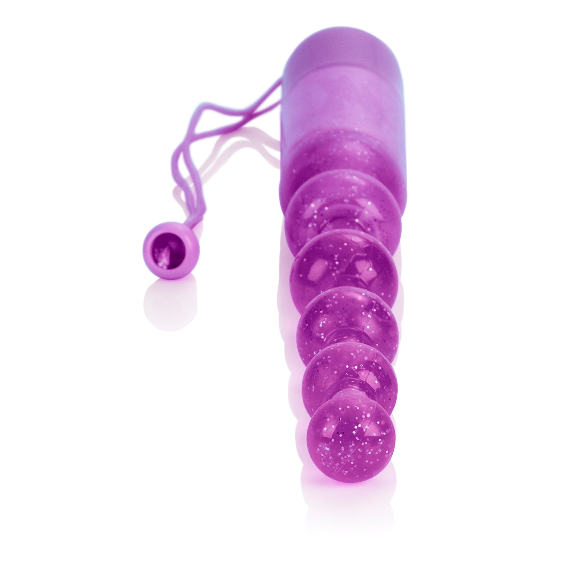 Vibrating Pleasure Beads - Purple by CalExotics