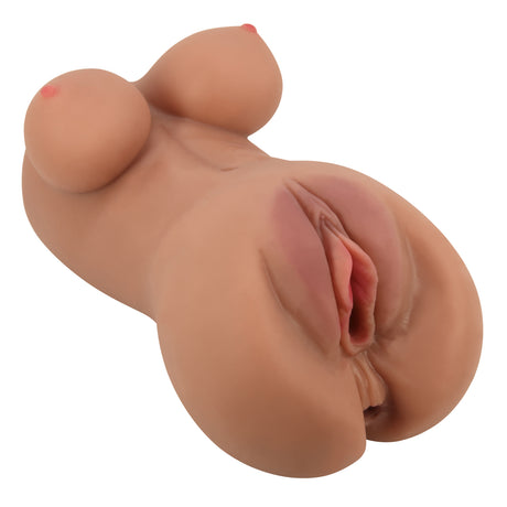 Pretty Love Hannah Realistic Vagina Masturbator, Brown — 6.5 in - BM-009247N-1