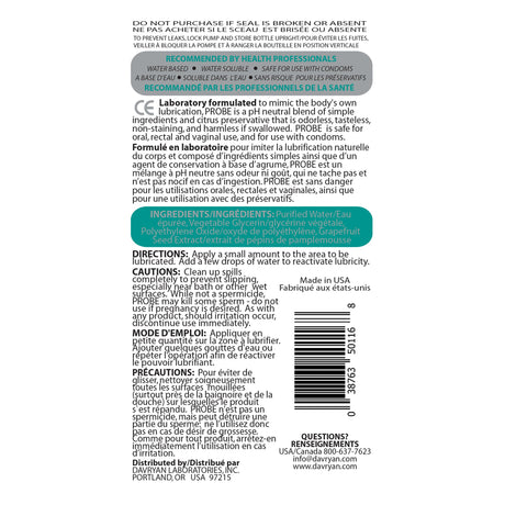 Probe Silky Light Water-Based Personal Lubricant 17 oz - P017