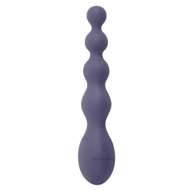 Evolved Novelties Rumpy Bumpy Purple Beaded Anal Vibrator - ZE-RS-5148-2