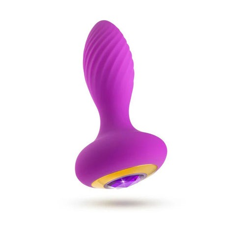 Blush Oh My Gem Charm Anal Plug — Amethyst Purple, 4.5 in - BL-15601