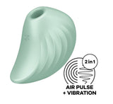Satisfyer Pear Diver - Air Pulse Stimulator Plus Vibration - Mint