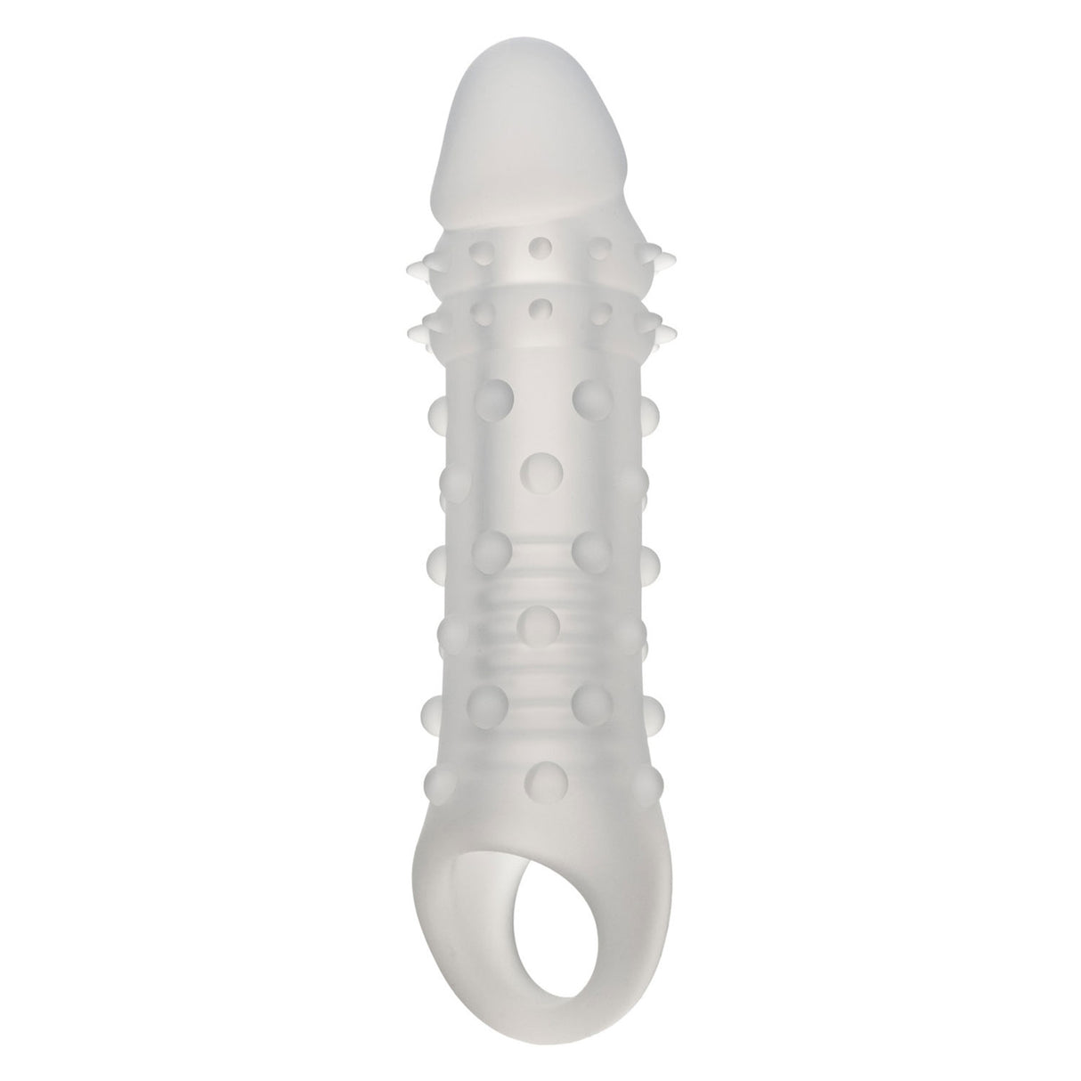 CalExotics Performance Maxx Adonis Liquid Silicone Sleeve — Clear (1.75" Head) - SE1632903