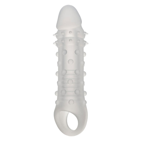 CalExotics Performance Maxx Adonis Liquid Silicone Sleeve — Clear (1.75" Head) - SE1632903