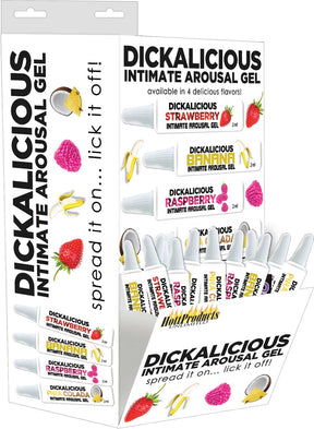 Hott Products Dickalicious Penis Arousal Gel — 2ml Tubes, 144-Pack - HTP2673D