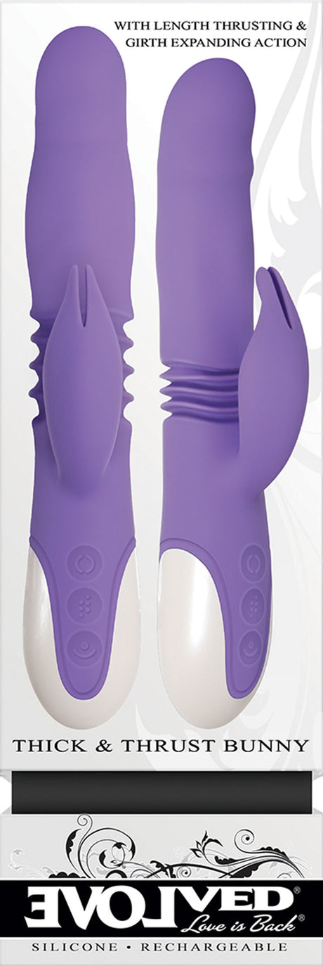 Evolved Novelties Thick & Thrust Bunny Vibrator - EN-RS-2872-2