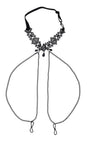 Sportsheets Lace Collar with Nipple Ties — Black - SS10104