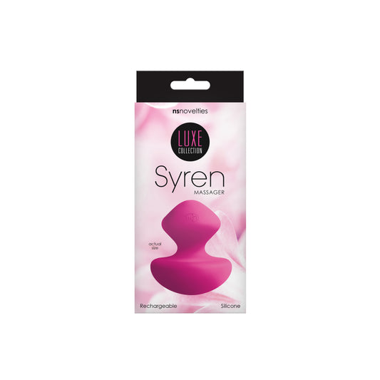 nsnovelties Luxe Syren Mini Massager — Pink, 3 in - NSN0208-64