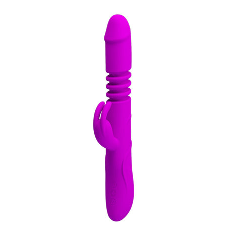 Pretty Love Ward Rechargeable Thrusting Rabbit Vibrator - BI-014399